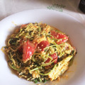 クックCHXUCQ☆'s cooksnap of when they made 即簡単で美味しい。豆苗とトマトの卵とじ。.