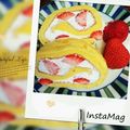 ☆たまお☆'s cooksnap of when they made ふわふわ❤いちごロールケーキ♪.
