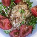 アピナス's cooksnap of when they made 給料日前！カイワレおかかレタスサラダ☆.