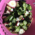 農家嫁スターチス's cooksnap of when they made たこときゅうりの酢の物.