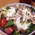 hiyo☆☆'s cooksnap of when they made 小松菜とアボカドのシーザーサラダ.