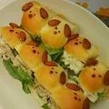 kaopon0320's cooksnap of when they made わんこちぎりぱん♪ホットドッグ☆.