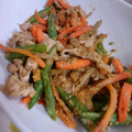 poohmiffy's cooksnap of when they made 常備菜☆ごぼうといんげんの味噌炒め.