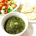 kanareena's cooksnap of when they made パラクパニール、ホウレン草＆チーズカレー.