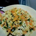 長島由利's cooksnap of when they made ニラと玉子と人参の炒め物【醤油味】.