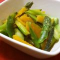 marble♪'s cooksnap of when they made ☆簡単☆かぼちゃとアスパラのコンソメ炒め.