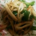 飛時樹ちゃん's cooksnap of when they made ピーマンと竹輪のチンジャオロース.