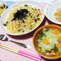 ふうちゃん♩'s cooksnap of when they made めんつゆで☆簡単きのこの和風スパゲティ.