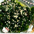 RIKOTORA's cooksnap of when they made きゅうりとわかめの甘酢麺つゆゴマ和え.