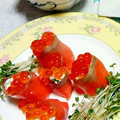 SP♪'s cooksnap of when they made 簡単♪サーモンとクリームチーズのバラ風.