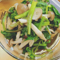 yuki❃'s cooksnap of when they made 三つ葉としめじと海苔のお浸し.