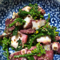 たるぼう's cooksnap of when they made タコと菜の花の粒マスタード和え.
