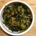 味魔女's cooksnap of when they made かぶらの葉の炒め物.