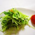 shimaru's cooksnap of when they made シンプルに♪水菜の生姜醤油和え☆.