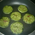 ameうめ's cooksnap of when they made もち粉で作る【よもぎ梅ヶ枝餅風　焼き餅】.