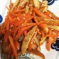 幸せ♡33's cooksnap of when they made お弁当に☆人参とさつま揚げのきんぴら.