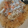 yumipandaa's cooksnap of when they made 自由で簡単★コンソメスープパスタ.