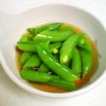 ももちゃんパンダ's cooksnap of when they made スナップえんどうのお浸し.