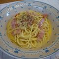 ノチアチ's cooksnap of when they made お店の味！？絶品カルボナーラ.