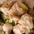 ★まなママ★'s cooksnap of when they made 鳥もも肉と長ねぎの炒め物.