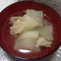 ねむねむ♪'s cooksnap of when they made シャンタンで本格的！豚バラ大根中華スープ.