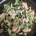 クックDV2P2K☆'s cooksnap of when they made ☆超簡単！豚バラと壬生菜の炒め☆.