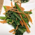 ゆきまるぞう's cooksnap of when they made 小松菜と人参ナムル.