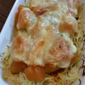 ☆えいみぃ☆'s cooksnap of when they made 救済：かぼちゃの煮物のキャベツチーズ焼き.