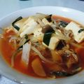 mipetyapi's cooksnap of when they made 豆腐とニラの簡単ピリ辛☆豆板醤スープ.