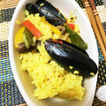miyukin★04's cooksnap of when they made 本格！魚介たっぷりパエリア.
