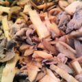 rioriokun's cooksnap of when they made 夕弁当♪フライパンで豚肉ごぼう筍の炒め煮.