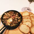 mahoyuka's cooksnap of when they made ベーコン香る♡アヒージョ*マッシュルーム.