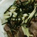 ★ＴＯＭＯ☆'s cooksnap of when they made 惚れ直されちゃう♪チーズ牛丼温玉のっけ.