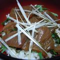 チョル山's cooksnap of when they made まぐろの漬け丼.