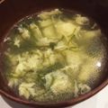 Kayudamaya's cooksnap of when they made 5分で完成！ほっこり気分のめかぶスープ♡.