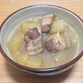 クック6U4NQX☆'s cooksnap of when they made 大根とベーコンのトロトロ煮込み.
