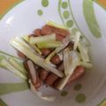 ラベンダー's cooksnap of when they made うるいとウインナーのニンニク炒め.