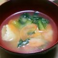 あ～ちゃんさ～ちゃん's cooksnap of when they made 炒め小松菜deみそ汁.