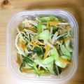 どみ子's cooksnap of when they made 時短☆青梗菜ともやしのナムル.