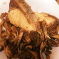 ＊にょにょん＊'s cooksnap of when they made ブリと舞茸の甘辛煮(プチ減塩).
