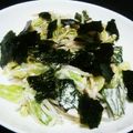 Mio＊Masa's cooksnap of when they made 春キャベツともやしの梅マヨサラダ.