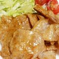 ☆aporo☆'s cooksnap of when they made 豚ロースのさっぱり甘酢焼き.