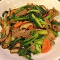 森おさん's cooksnap of when they made 豚肉と小松菜のにんにくごま炒め.