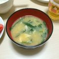 りんりん♬'s cooksnap of when they made ニラ玉味噌汁♪.