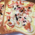 クックSDBGAC☆'s cooksnap of when they made 簡単朝ごはん！ちくわピザトースト.