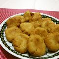 赤い電話's cooksnap of when they made 節約…☆簡単おからのナゲット風☆.