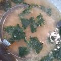 ふぁんたにゃん's cooksnap of when they made 焼き海苔のお味噌汁.