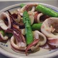 みがき麦's cooksnap of when they made ♪アスパラといかのガーリック炒め♪.