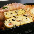 ゆきるさん's cooksnap of when they made お弁当❀煮物や金平のリメイク卵焼き.