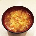はるたくママちゃん's cooksnap of when they made キャベツと卵のほんわか中華スープ.